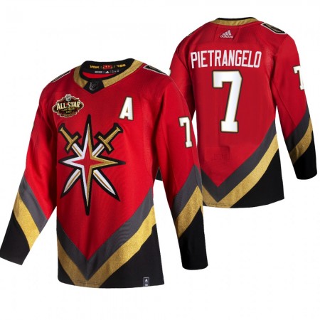 Pánské Hokejový Dres Vegas Golden Knights Alex Pietrangelo 7 2022 NHL All-Star Reverse Retro Authentic